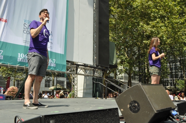 Photo Coverage: Casts of JERSEY BOYS, CABARET and More Visit BROADWAY IN BRYANT PARK!  Image
