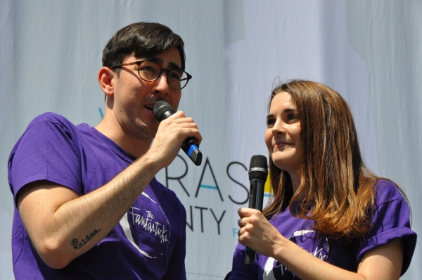 Photo Coverage: Casts of JERSEY BOYS, CABARET and More Visit BROADWAY IN BRYANT PARK!  Image