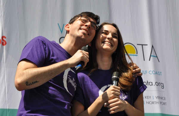 Photo Coverage: Casts of JERSEY BOYS, CABARET and More Visit BROADWAY IN BRYANT PARK!  Image
