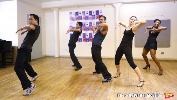 Photo Coverage: In Rehearsal with the Cast of RED EYE OF LOVE  Image