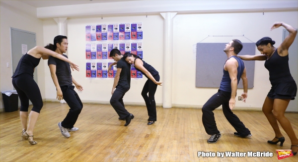 Photo Coverage: In Rehearsal with the Cast of RED EYE OF LOVE  Image