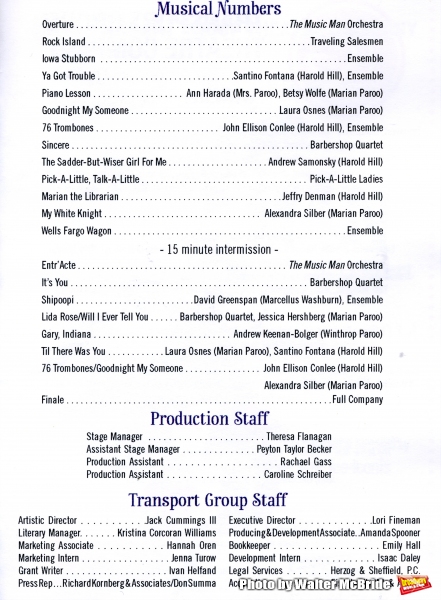 Photo Coverage: He's a What? Inside Transport Group's THE MUSIC MAN Concert with Laura Osnes, Santino Fontana, Betsy Wolfe & More! Image