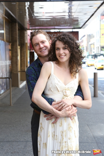 Exclusive Photo Coverage: A Stroll with Broadway Royalty Adam Monley & Paige Faure  Image