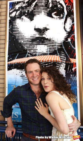 Exclusive Photo Coverage: A Stroll with Broadway Royalty Adam Monley & Paige Faure  Image