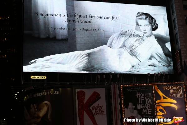 Photo Coverage: Times Square Honors Lauren Bacall Image