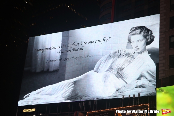 Photo Coverage: Times Square Honors Lauren Bacall Image