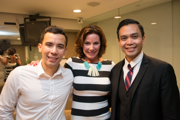 Photo Flash: 'Real Housewife' Countess Luann de Lesseps Visits HERE LIES LOVE Off-Broadway Image