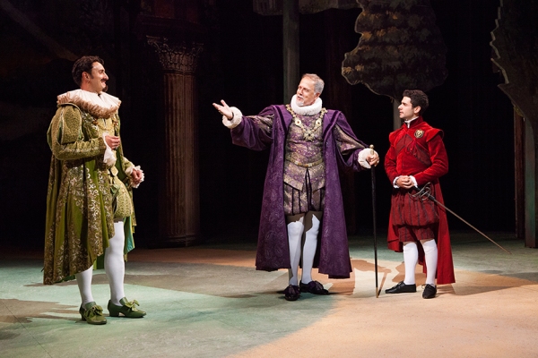 (from left) Lowell Byers as Turio, Mark Pinter as Duke, and Adam Kantor as Proteus in Photo