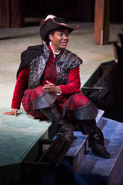 Hubert Point-Du Jour as Valentine in Shakespeare''s The Two Gentlemen of Verona, dire Photo