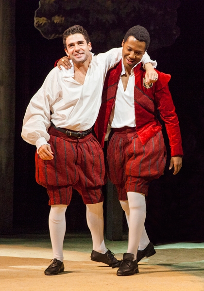 Photo Flash: First Look at The Old Globe's THE TWO GENTLEMEN OF VERONA with Adam Kantor & Hubert Point-Du Jour Image