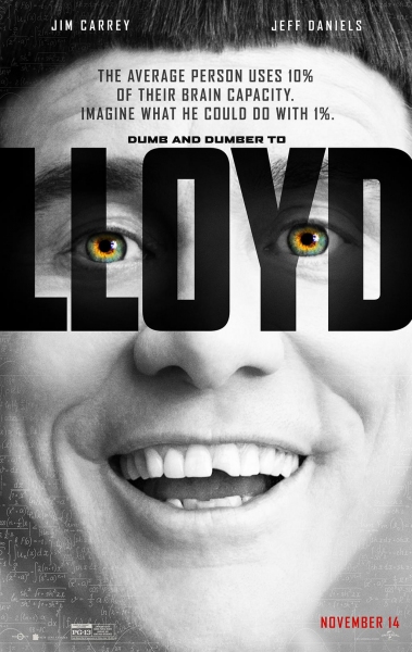 Photo Flash: New DUMB AND DUMBER TO Posters Mock Scarlett Johansson's LUCY Image