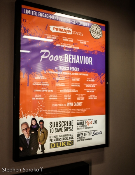 Photo Coverage: Inside Opening Night of Primary Stages' POOR BEHAVIOR Image