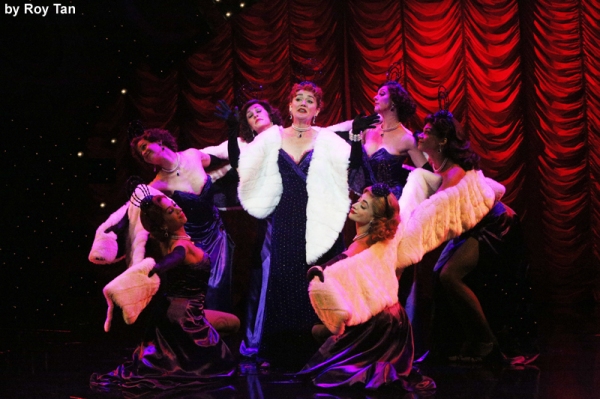 Sophie Thompson as Miss Adelaide and the Hot Box Ladies Photo