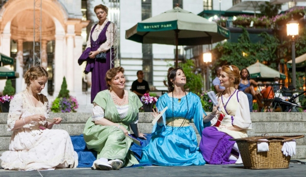 Photo Flash: First Look at Boomerang Theatre's LOVE'S LABOUR'S LOST at Bryant Park Image