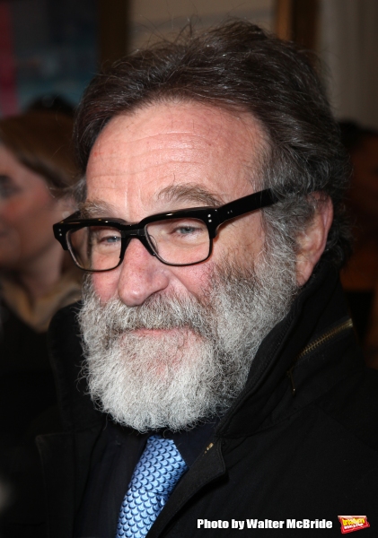 Robin Williams.attending the Broadway Opening Night Performance of ''Catch Me If You  Photo