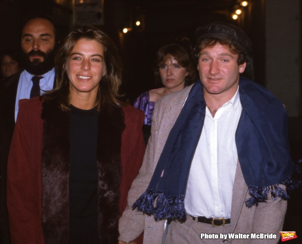 Robin Williams with wife Valerie Velardi on September 20, 1981 in New York City. Photo