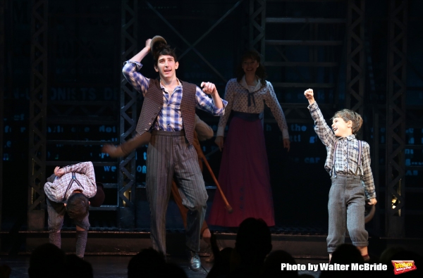 Photo Coverage: NEWSIES Cast Takes Final Broadway Bows at Nederlander Theatre! Image