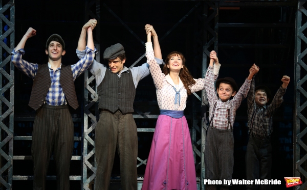 Photo Coverage: NEWSIES Cast Takes Final Broadway Bows at Nederlander Theatre! Image