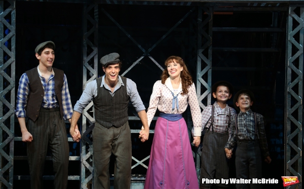 Photo Coverage: NEWSIES Cast Takes Final Broadway Bows at Nederlander Theatre! Image