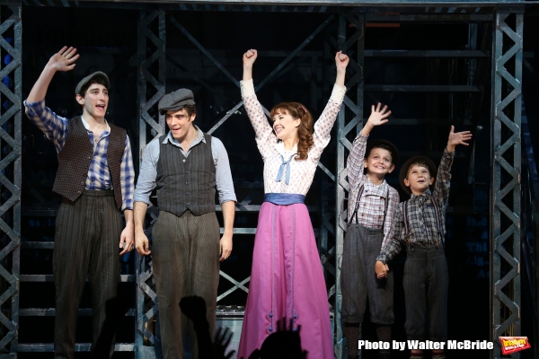 Photo Coverage: NEWSIES Cast Takes Final Broadway Bows at Nederlander Theatre! Image