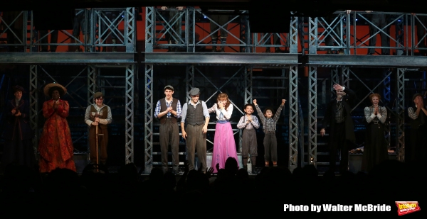 Photo Coverage: NEWSIES Cast Takes Final Broadway Bows at Nederlander Theatre! Image