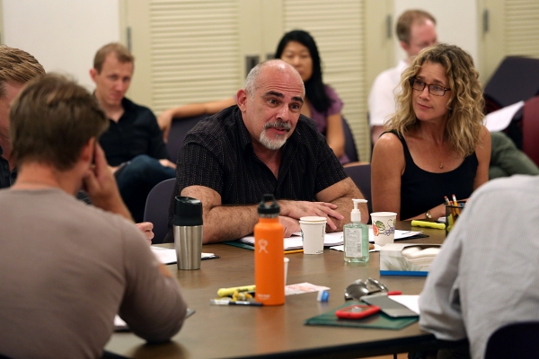 Photo Flash: In Rehearsal with Roderick Hill, Erik Heger and More for Off-Broadway's STALKING THE BOGEYMAN Image