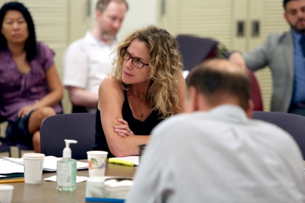 Photo Flash: In Rehearsal with Roderick Hill, Erik Heger and More for Off-Broadway's STALKING THE BOGEYMAN Image