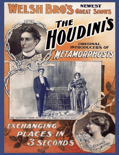 Photo Flash: Iconic Houdini Posters Recreated for Adrien Brody Miniseries Image