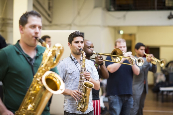 Photo Flash: Tim Driesen, Stephen Webb & More in Rehearsal for JERSEY BOYS UK Tour! Image