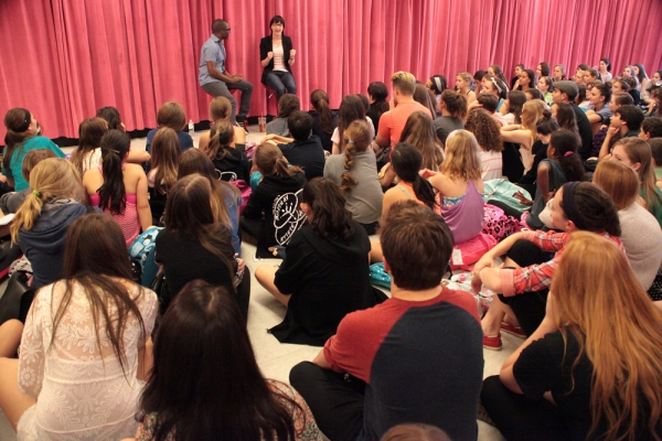 Photo Flash: HEDWIG's Lena Hall Surprises Broadway Artists Alliance Summer Intensive Students Image