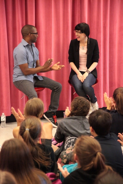 Photo Flash: HEDWIG's Lena Hall Surprises Broadway Artists Alliance Summer Intensive Students Image