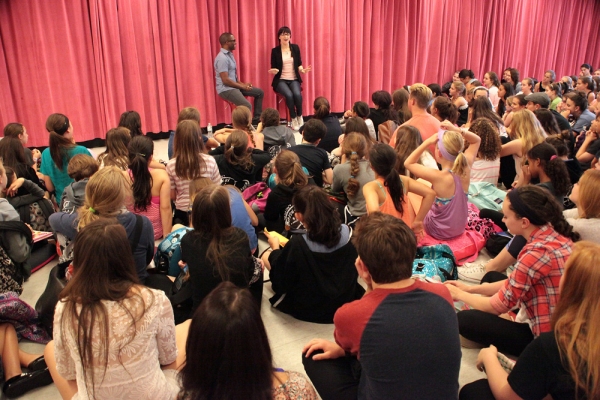 Photo Flash: HEDWIG's Lena Hall Surprises Broadway Artists Alliance Summer Intensive Students Image