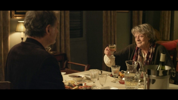 Maggie Smith as Mathilde Girard (foreground: Kevin Kline as Mathias Gold Photo