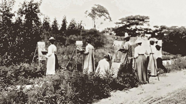 Photo Flash: Hagins & Mortimer Design Welcomes Low Country Plein Air Painter Linda Fantuzzo Image