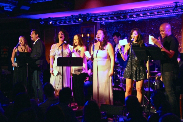 Megan McGinnis, Todd Gearhart, Christina DeCicco and ensemble perform ''Lost'' Photo