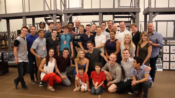 Photo Flash: Inside the First Day of Rehearsal for NEWSIES National Tour; Dan DeLuca Set to Lead - Full Company Announced! 