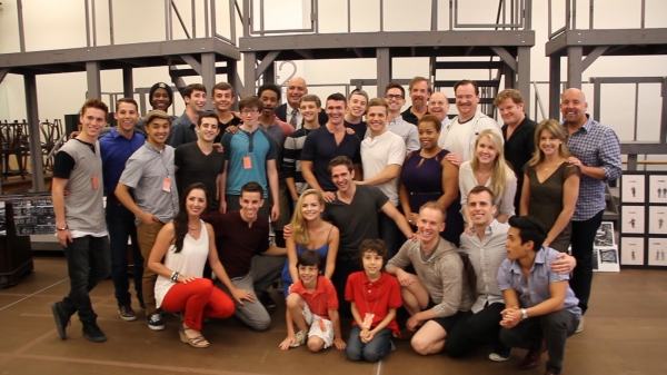 Photo Flash: Inside the First Day of Rehearsal for NEWSIES National Tour; Dan DeLuca Set to Lead - Full Company Announced! Image