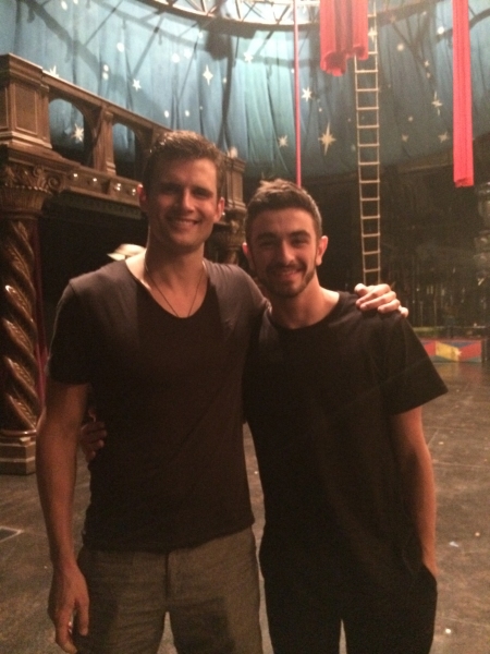 Photo Flash: SO YOU THINK YOU CAN DANCE Winner Ricky Ubeda Visits Broadway's PIPPIN Image