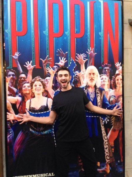 Photo Flash: SO YOU THINK YOU CAN DANCE Winner Ricky Ubeda Visits Broadway's PIPPIN Image