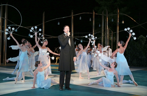 Todd Almond (center) and members of New York Theatre Ballet Photo