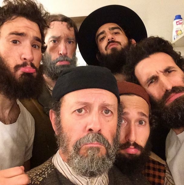 Photo Flash: Saturday Intermission Pics September 6- Part 2- FIDDLER ON THE ROOF Cast Shows Off Beards, and More! Image