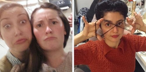 Photo Flash: Saturday Intermission Pics September 6- Part 2- FIDDLER ON THE ROOF Cast Shows Off Beards, and More! Image
