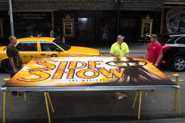 Photo Flash: Marquee Goes Up for Broadway's SIDE SHOW Image