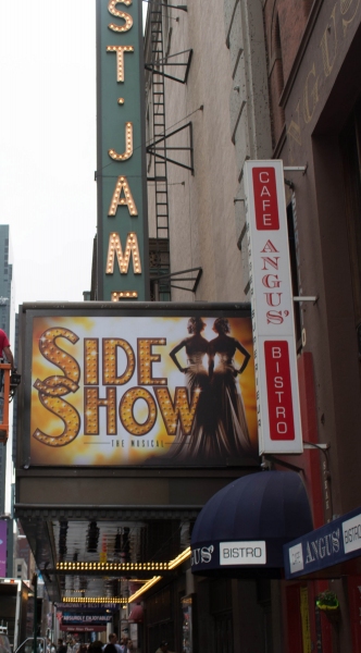 Photo Flash: Marquee Goes Up for Broadway's SIDE SHOW Image