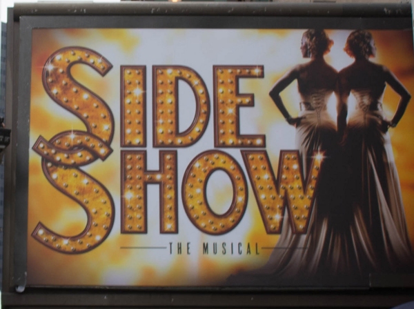 Photo Flash: Marquee Goes Up for Broadway's SIDE SHOW Image