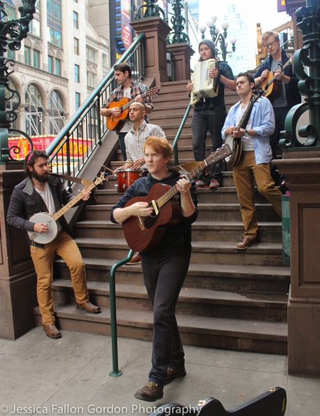 Photo Coverage: Pigpen Theatre Company Performs for the Crowds of 42nd Street Image