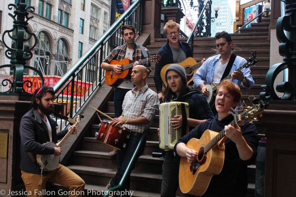 Photo Coverage: Pigpen Theatre Company Performs for the Crowds of 42nd Street Image