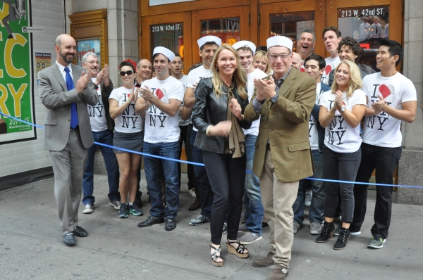 Photo Coverage: ON THE TOWN Company Cuts the Ribbon at the New Lyric Theatre! Image