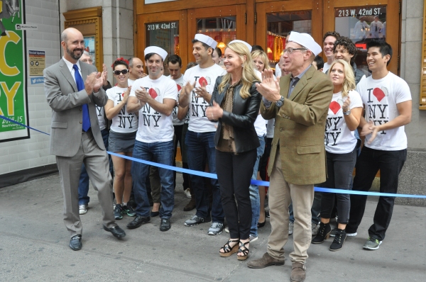 Photo Coverage: ON THE TOWN Company Cuts the Ribbon at the New Lyric Theatre! Image