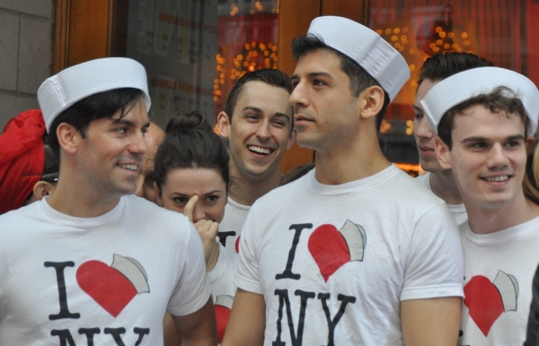Photo Coverage: ON THE TOWN Company Cuts the Ribbon at the New Lyric Theatre! Image